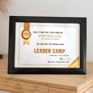 Photo Frame - Certificate Frame 21x30cm(A4)/ 25x35cm(B4)/30x42cm(A3) - Thick Frame, Mica Surface Wal