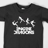 KATUN Distro T-shirt Men's T-shirt 24s Combed CottonWanita All Sizes Imagine Dragon On Top Of the Wo