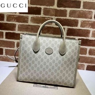 LV_ Bags Gucci_ Bag Retro Series Small 659983 Embossing Briefcase Canvas Shopping ZS59