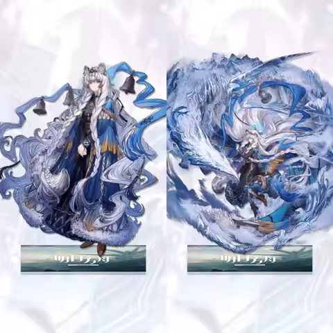 15CM HOT Anime Pramanix Arknights Acrylic Stand Model Cosplay Characters Ornament Accessories Good C