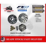 FRG FORMULA CVT FRONT PULLEY ASSY ICON CLICK110 BEAT FI V1 V2 ROLLER SPRING KIPAS FAN