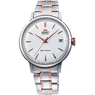 [Powermatic] Orient RA-AC0008S Bambino Automatic Beige Dial Two Tone Stainless Steel Men's Watch