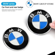 BMW GROUP 2Pcs Car Front Hood Badge And Rear Trunk Accessorie For BMW X1 X3 X4 X5 X6 E39 E30 E60 E90