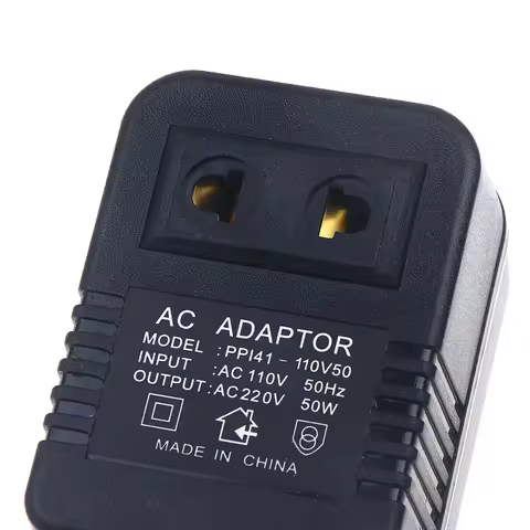 Travel Adapter AC220V To 110V Or 110 To 220V Converter 50W Voltage Converter Regulator EU US Plug St