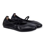 Lacy Ballet Flats Black - Nappa Milano - Women's Leather Flats