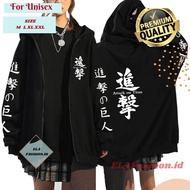 AOT Attack On Zipper Jacket Roupas Masculinas Hoodie Anime Jacket