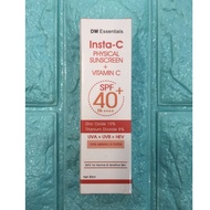 DM Essentials Insta-C Physical Sunscreen SPF40 UVA UVB : Pigmentation Dark Spot Melasma Uneven skin 
