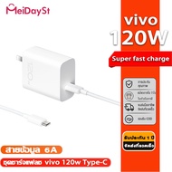 MEIDAYST 【รับประกัน 1 ปี】⚡VIVO 120w GaN หัวชาร์จ +สายชาร์จ Type-C to C Official Fast Charger ชาร์จเร