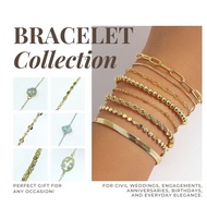 18K Gold, Silver & Rose Gold Bracelet – Elegant Women's Accessories