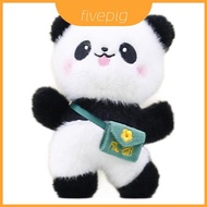 Chengdu Adorable Panda Plush Toy Keychain Cute Cartoon Animal Keyring 13cm Accessory