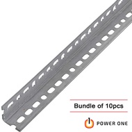 Slotted Angle Steel Bar, 10Ft (1-1/2'' 1-1/2'' X 2.0Mm) (10 Pcs) With Accessories