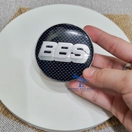 Dop Roda Mobil Velg Emblem BBS 6cm Wheel Center Caps Dop Roda BBS - Black Gold