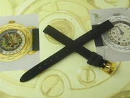 古董倉底 NOS UNIVERSAL GENEVE 宇宙 9MM 猄皮錶帶 連 8MM 錶扣