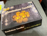 21 個 膠質小蠟燭燈仔 LED Flameless Tealight Candles Set