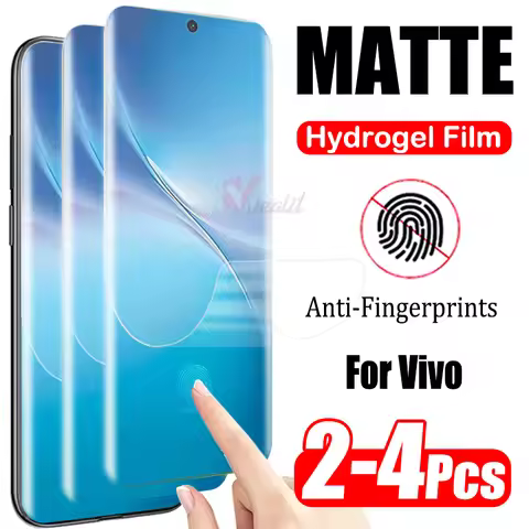 2-4pcs Anti-Glare Matte Hydrogel Film For Vivo V60 V60e V50 V50e T4R T4 Y400 Pro Screen Protector fo