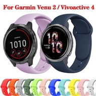 Silicone Watch Band For Garmin Vivoactive 4/ Garmin Venu 2 Smart Watch Strap 22mm Watchband Bracelet Sport Replacement Wristband
