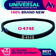 (O-474E) UNIVERSAL Washing Machine Belting Washing Machine Belt O-474 O474E O474