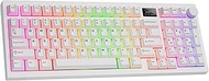 TECWARE Spectre 96% RGB Mechanical Gaming Keyboard with Customizable LCD Screen, Multi-Function Knob