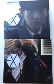 EXO LOVE ME RIGHT 日版專輯 淨專 Baekhyun 邊伯賢  Chanyeol 朴燦烈 封面