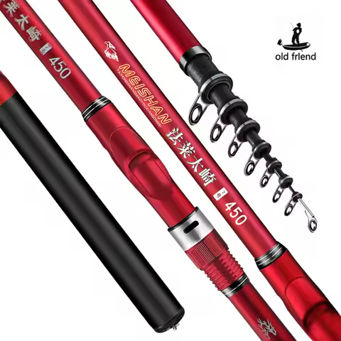 New carbon rock fishing rod 5.3M 6.0M ultra-light ultra-hard portable carp rod telescopic sea Fishin