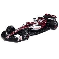 JODIYAAH Bburago 1:43 2022 Alfa Romeo F1 Racing Team C42#77 Valtteri Bottas Alloy Car Diecast Car Mo