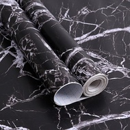Black Marble Wallpaper 8m to/d 9m x 45cm