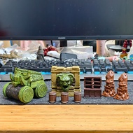 Genuine NECA wizkids wizkids Dungeons and Dragons DND War Chess Scene Decoration Figure Model