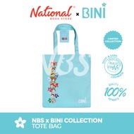 NBS x BINI Tote Bag 13x15 inches Teal B - - Fashion Accessories