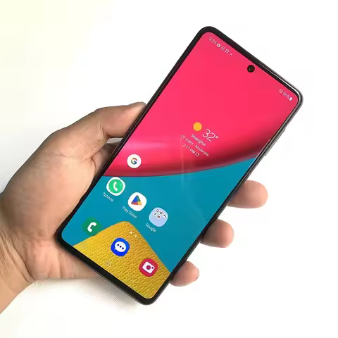 Original Samsung Galaxy M53 M536S 5G Mobile Phone NFC 6.7'' 8GB RAM 128GB ROM 108MP+32MP 4K@30fps Oc