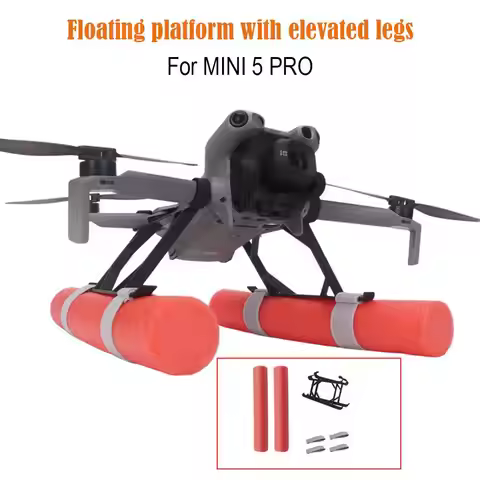 For DJI MINI 5 PRO Landing Skid Float Tripod Stand Water Landing Gear Training Kit Floating Holder F