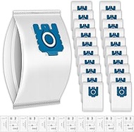 (28 Pack) Dust Bags Airclean Filters Compatible with Miele GN Vacuum Cleaner, C1, C2, C3, S227, S240