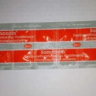 KAMNESYA -  ECER Samcodin Obat Batuk 1 Strip isi 10 Tablet