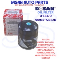DOSAN OIL FILTER TOYOTA CAMRY SXV10,20, UNSER,INNOVA,HARRIER ACU10,30, RAV-4, KUN25,26 2.7P, GUN125,