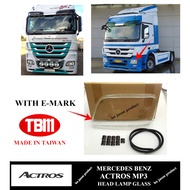 J111S11 MERCEDES BENZ ACTROS MP3 HEAD LAMP GLASS