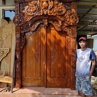 gapura gebyok Bali - gebyok ukir Bali - gebyok ukir
