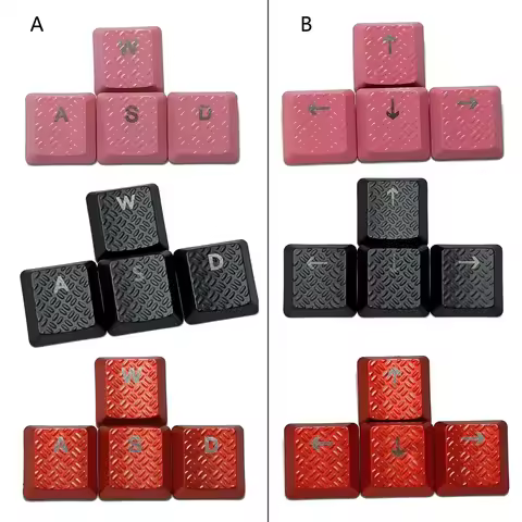 DIY Custom Keyboard Keys 4pcs ABS Backlit GL Tactile Switch Keycap with Texture Non-slip Cover for L
