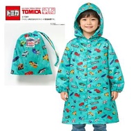 日本童裝名牌Breeze x Tomica兒童雨衣 可背書包夏天雨季颱風黃雨 紅雨返學開學必備  Boys' Tomica raincoat