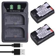 2000mAh LP-E6N LP-E6 Baery and Charger for Canon EOS R7 R5 R6 R5C EOS R 90D 80D 70D 60Da 60D 7D Mark II 6D, 5DS R