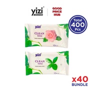 ( 40 PACKS ) YIZI Anti-Bacterial Hand / Facial Wipes