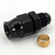 Universal Straight AN6 Male to 5/16" 6AN Male to 3/8" Tube Hose Fitting Adapter Fuel Hard Line Pipe 