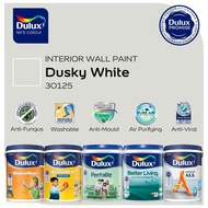 [Shop By Colour] Dulux Interior Wall Paint | Dusky White 30125 | Anti-Mould & Anti-Fungus | 1L & 5L