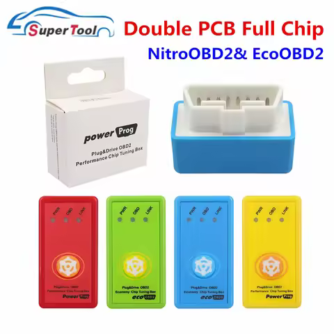 Power Prog Nitro ECO OBD2 Diesel NitroOBD2 ECOOBD2 Chip Tuning Box ECU OBD Programmer With Reset Swi