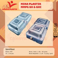 MMPG 6X Plastic Mica | 6XC 100pcs | Mika Cake Food Size 6X | 6XC 100pcs