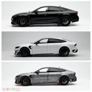 Kengfai Qihui 1: 18 Audi ABT RS7 Alloy Full Open Car Model Finished Product Collection Ornaments