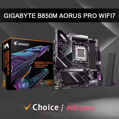 GIGABYTE New B850M AORUS PRO WIFI7 Supports Ryzen 9000 12+2+2 power supply Micro ATX AMD B850 Socket