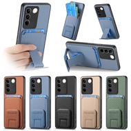 Stand Phone Case Vivo Y100 Y100i Y200E Y78 Y77 Y76 Y75 Y55 Y73S Y72 Y70S Y53S Y52T Y50 V40 Y30 Y30i 