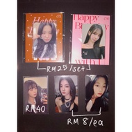 WTS SEULGI KARINA GISELLE NINGNING PC PHOTOCARD AESPA RED VELVET