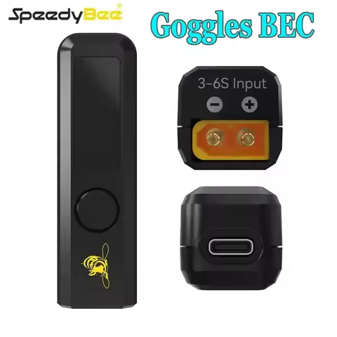 SpeedyBee Goggles BEC 20W Max Fast Charging Power 3-6S For DJI G2 V2 Goggles 2 Cable Mobile Phone FP