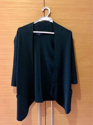 Escada Sport black colour long sleeve knit jacket 黑色針織冷氣褸長袖外套