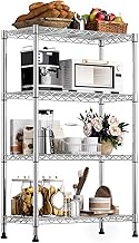 MZG 1000 lbs Storage Shelving Steel Heavy Duty 4-Tier Utility Shelving Unit Steel Organizer Wire Rac